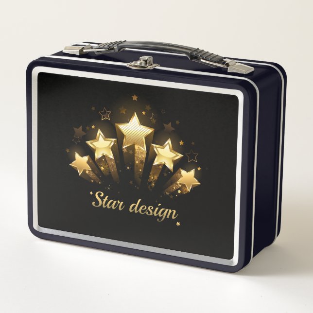Cinco estrellas de oro sobre negro (Anverso)