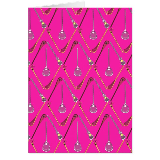 Cinco garrapatas Lacrosse rosadas (Frente)