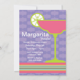 Cinco invitaciones de Mayo Margarita Fiesta