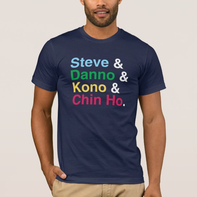 Cinco y oh - camisa del AA de los hombres cabidos (Anverso)