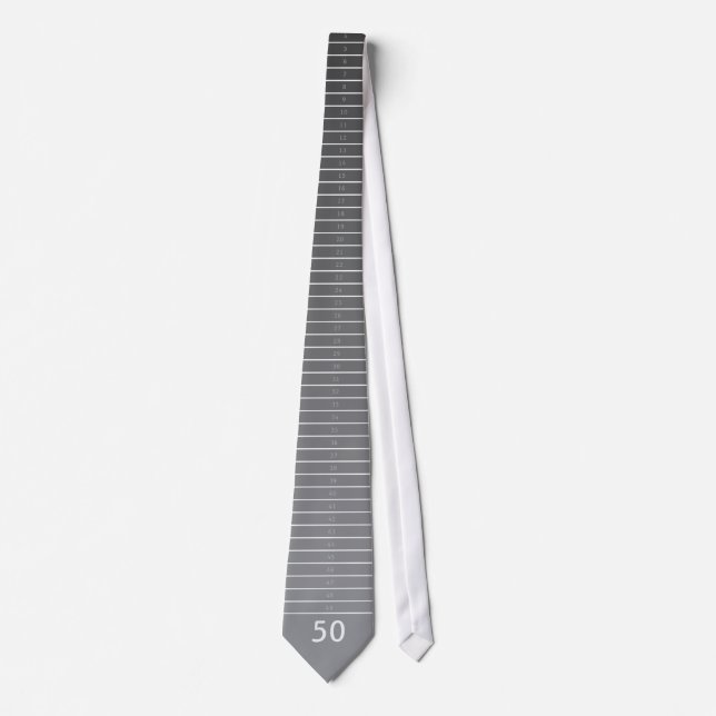 Cincuenta 50 sombras de corbata gris (Anverso)