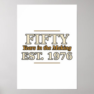 Cincuenta Años en Creación, Est. 1976 Póster