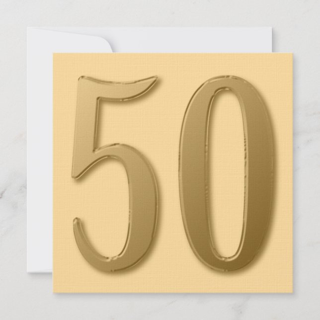 Cincuenta es oro (Anverso)