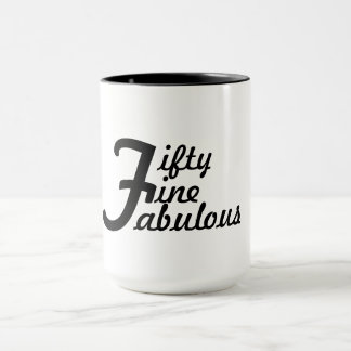 Cincuenta finos y taza de café fabulosa