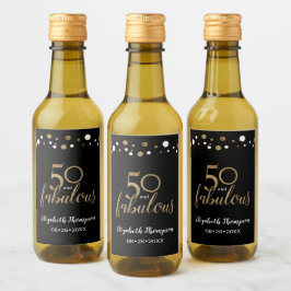Cincuenta y fabuloso confeti de oro 50 años