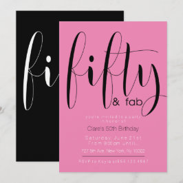 Cincuenta y invitaciones fabulosas, 50.as del