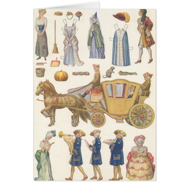 Cinderella, Vintage Victorian Paper Doll Toys (Frente)