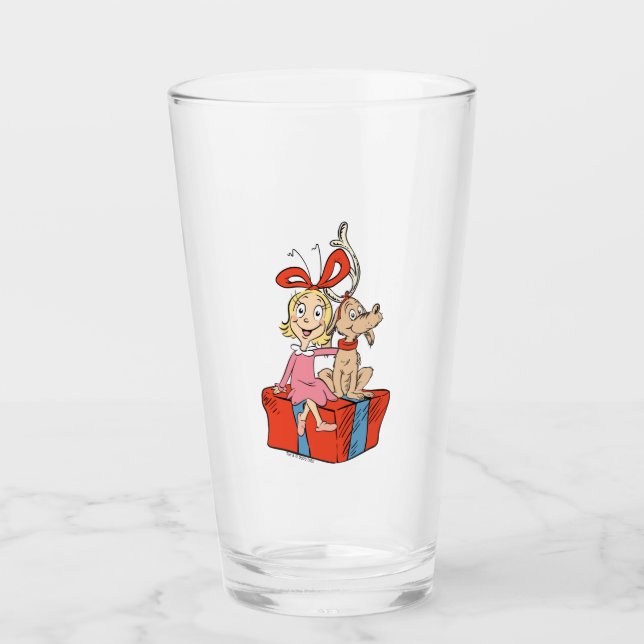 Cindy Lou Who y Max en un regalo (Anverso)