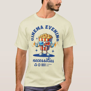 Cine con camiseta de necesidad