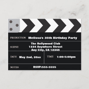 Cine de Estrella Clapper Invitación de Hollywood