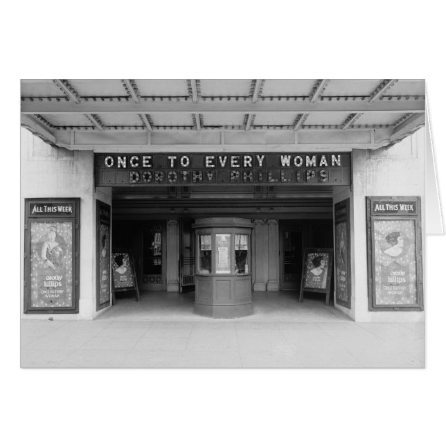 Cine Rialto, 1920 (Anverso (Horizontal))