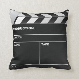 Cineasta Cojín decorativo de tablero de aplausos
