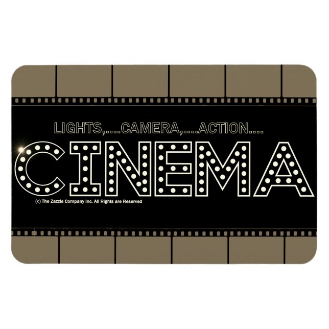 *CINEMA* Imán flexible (Horizontal)