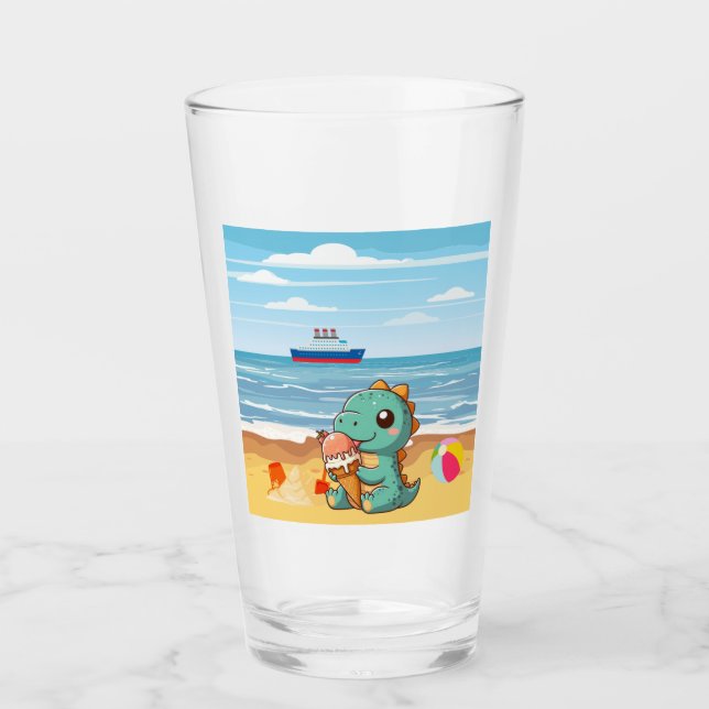 Cino de helados en la playa (Anverso)