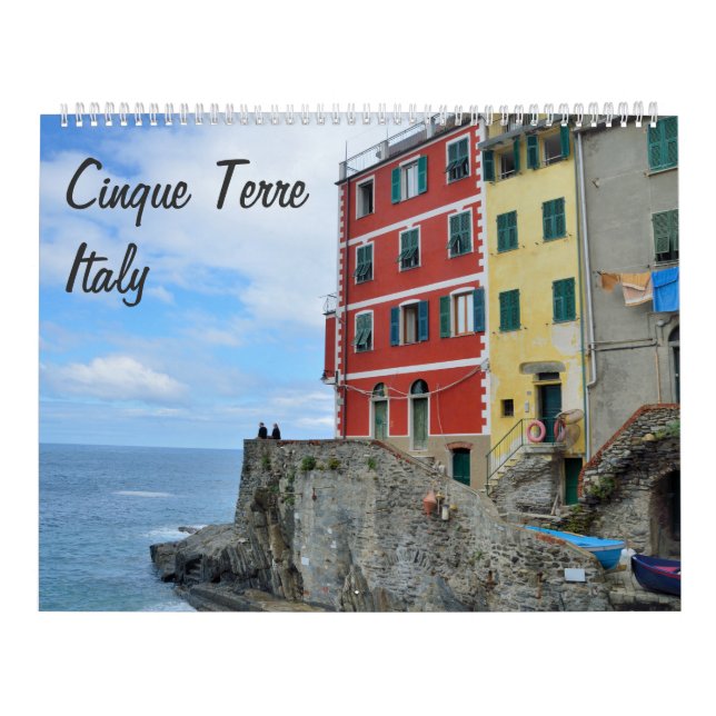 Cinque Terre, Calendario fotográfico italiano de 1 (Tapa)