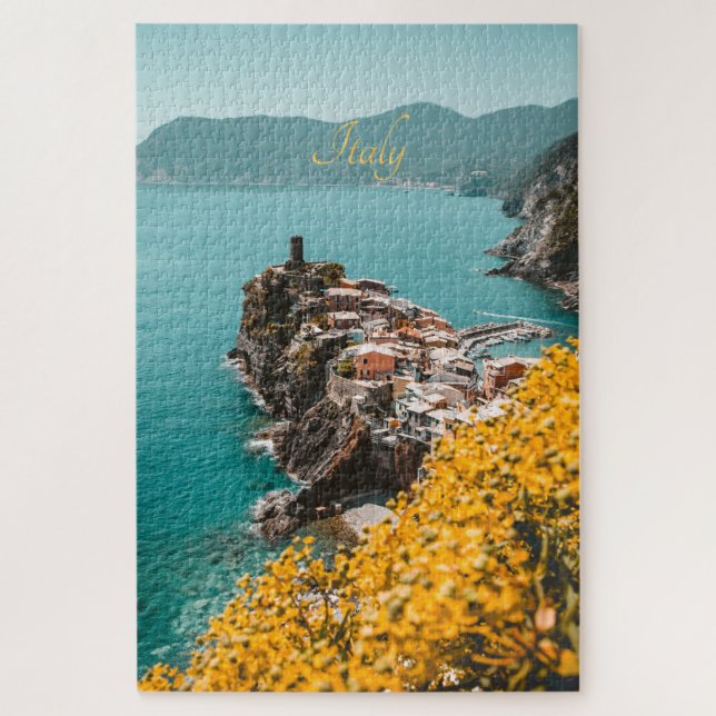 Cinque Terre, Italia Foto Rompecabezas (Vertical)