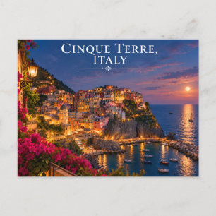 Cinque Terre Italia Tarjeta Postal