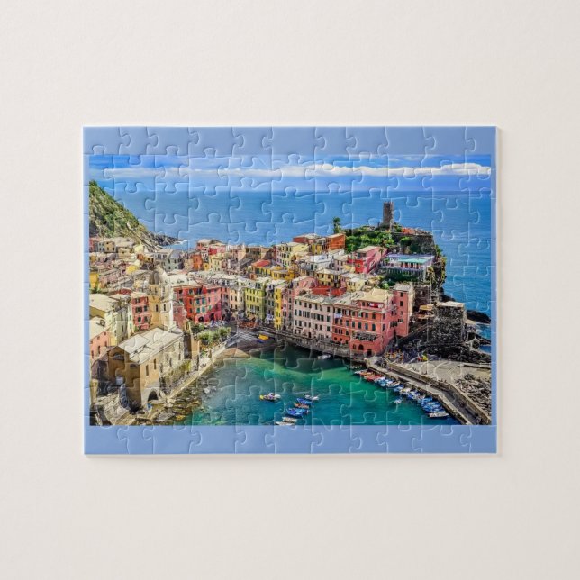 Cinque Terre, rompecabezas de Italia (Horizontal)