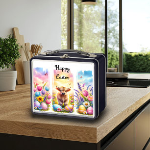 Cinta artística Highland Cow Easter Lunchbox