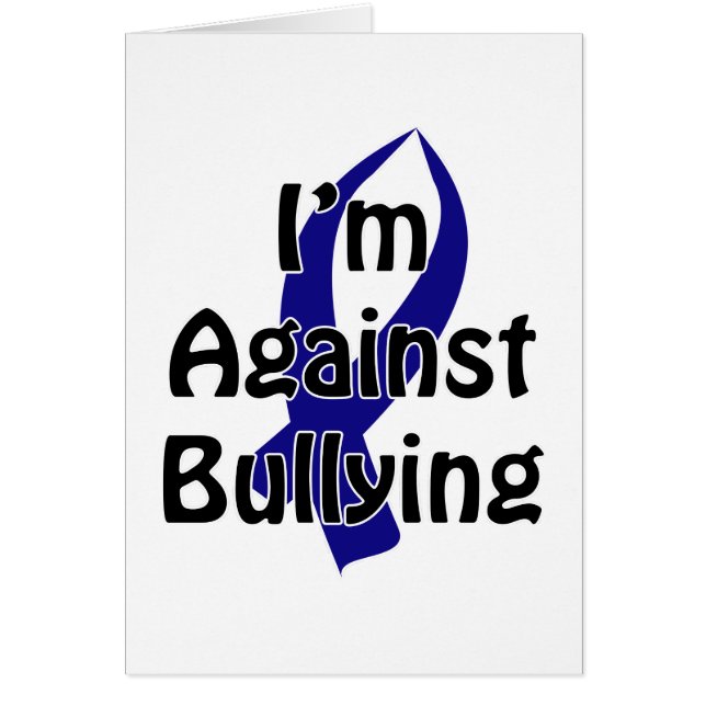 Cinta azul antibullying (Frente)