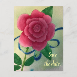 Cinta azul rosa rosa Guardar las postales de fecha