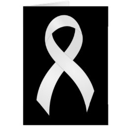 Cinta blanca de cáncer de pulmón