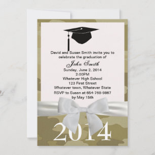 Cinta Blanca Y Invitación A La Graduación De Camuf