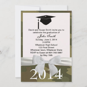 Cinta Blanca Y Invitación A La Graduación De Camuf