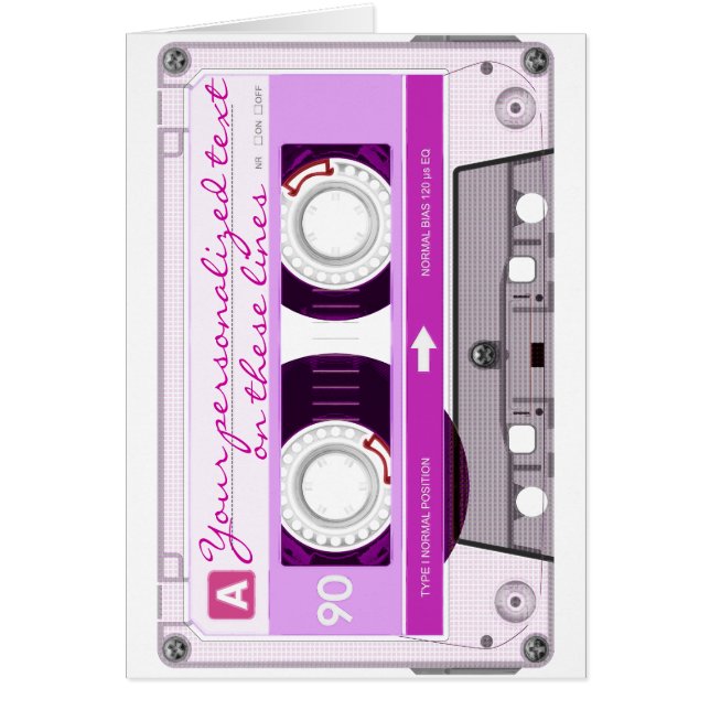 Cinta cassette - rosa - (Frente)