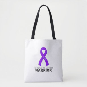 Cinta de cáncer pancreática bolsa de tocador blanc