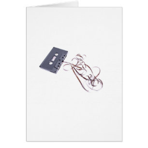 cinta de casete negra