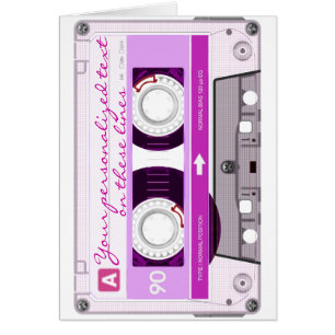 Cinta de casete - rosa -