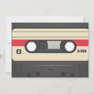 Cinta de casette - Rojo de atardecer