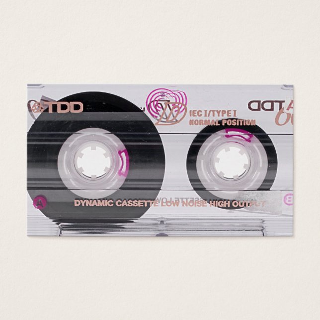 Cinta de cassette vintage (Frente)