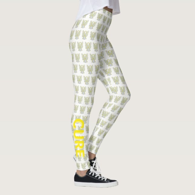 Cinta de conciencia amarilla Esperanza Cure Leggin (Derecha)