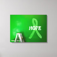 Cinta de Conciencia del Mal de Lyme HOPE Arte de L