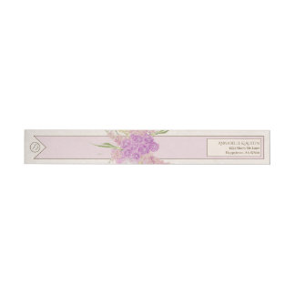 Cinta de lazo Ombré rosa polvoriento Vintage direc