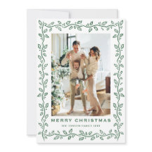 Cinta de lazo verde salvia festiva de Navidad 2 Fo