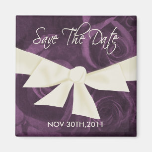 Cinta de Rosas Guardar el imán de fecha