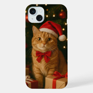 Cinta de Santa Gato Funda para iPhone 15 plus
