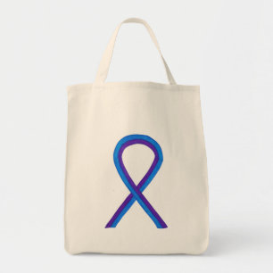 Cinta de sensibilización morada y azul Bolsa de ar