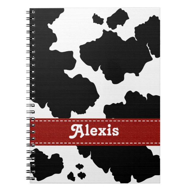 Cinta del rojo del diario del cuaderno de la (Frente)