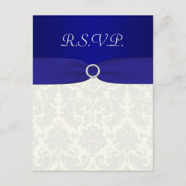 CINTA IMPRESA Azul, Tarjeta de respuesta de damasc