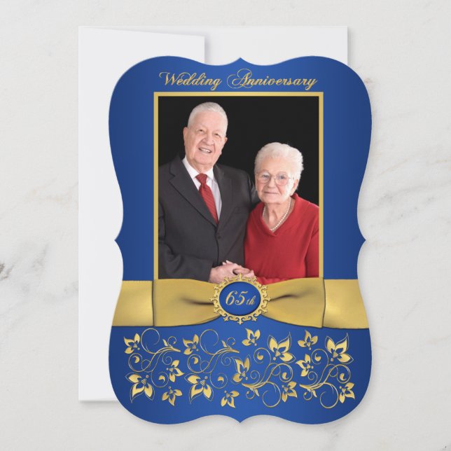 CINTA IMPRESA FORMA DE FANCY Invitación de Anivers (Anverso)