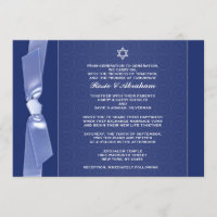 Cinta judía que casa invitaciones planas