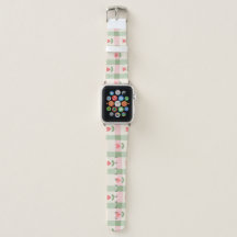 Cinta Kawaii de Cuadros para Apple Watch
