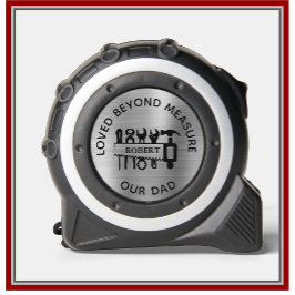 Cinta Métrica A papá le encantó más allá de la medida acero negr