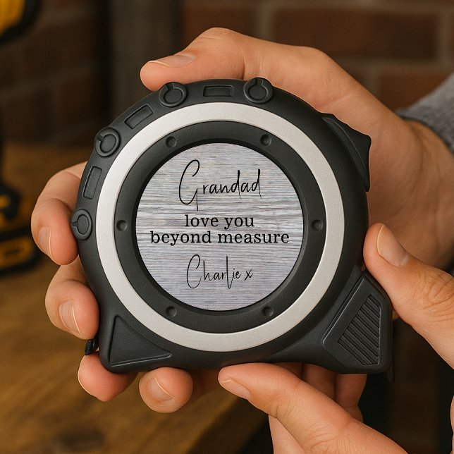 Cinta Métrica Abuelo abuelo te ama más allá de la medida (Subido por el creador)