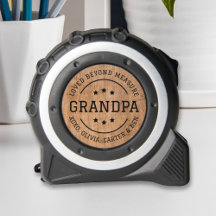 Abuelo con nombres personalizados amado sin medida