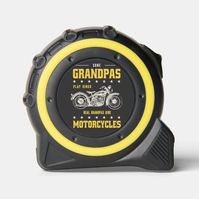 Cinta Métrica Abuelo de motocicleta (Anverso)